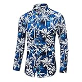 Shirt Herren Herbst Winter Klassisch Mode Slim Fit/Lose Herren Langarm Modern Revers Resort Stil Herren Freizeithemden Urban Trend Casual Herren S