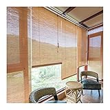 Holz-Fenster-Rollertöne, Bambus-Lichtfilter-Fensterjalousien, Bambus-Jalousien Vorhangrollo-Jalousien, for Innenheim, Büro, Küche, mit Valant, Größe kann angepasst werden ( Size : 60x180cm/24x71in )