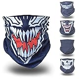 Venom Ghost Ninja Karneval Fasching gesichtsmaske gesichtsschal bandana sturmhaube funktionshaube gesichtshaube stirnhaube kopfbedeckung halsbedeckung stirntuch stirnband bekleidung hut mütze cap