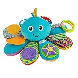 Lamaze LC27206 Babyspielzeug Octivity-Spielkrake mehrfarbig, hochwertiges Kleinkindspielzeug, vereint Kuscheltier und Greifling, Krake Plüschtier, fördert die Motorik, Ideales Weihnachtsgeschenk, ab 6 M