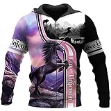 Womens Mens 3D All Over Printed Animal Horse Hoodie Unisex Premium Sportswear Pullover Zip Up Kapuzenshirts Geschenk Für Pferdeliebhaber,J Style Zip Hoodie,6XL