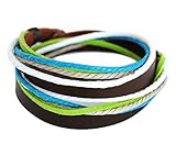 axy TWIC6 Tibet WICKELARMBAND Serie 6! ECHT Leder Armband Leather Bracelet! (Modell 2)