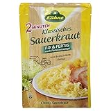 Kühne Klassisches Sauerkraut im Beutel, Fix und Fertig nach Familienrezept, 400 g