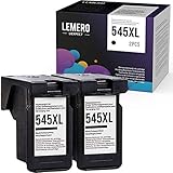 LEMERO UEXPECT Remanufactured Canon 545 PG-545 XL schwarz Druckerpatronen für Canon Pixma MX495 MX490 iP2800 iP2850 iP2840 iP2855 MG2400 MG2450 MG2500 MG2550 MG2950 MG2550S MG2555 MG2555S MG2950S