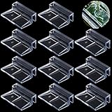 WJMY Glasabdeckungs-Clips für Aquarien Abdeckung 20 Stück Aquarium Acryl Clips 6mm und 8mm Universale Halterungen für R