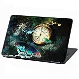 Laptop Folie Cover: Stranger Things Klebefolie Notebook Aufkleber Schutzhülle selbstklebend Vinyl Skin Sticker (17 Zoll, Lp34 Mystical Time)