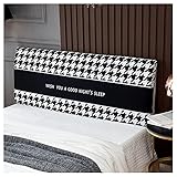 NFSHAN Kopfteil Hussen, Elastische All-Inclusive Kopfteilbezug,Hussen Kopfteilbezug Dehnbar Bett Kopfteil Staubdicht Abdeckung Sanft Elastische Kopfteilbezug (Color:B,Size:1.5m(Fit 1.4~1.7m))