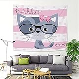 YYRAIN Nordic-Druck-Polyester-Hängetuch Moderne Wohnwanddekoration Wandbehang Multifunktionale Tischdecke Strandtuch 91x59 Inch{230x150cm}