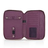 Otto Angelino - OTTANA -Handtasche aus echtem Leder – Unisex (Lila)
