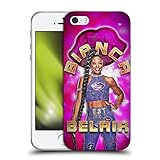 Head Case Designs Offizielle WWE Bianca Belair Bianca Belair Grafiken Soft Gel Handyhülle Hülle kompatibel mit Apple iPhone 5 / iPhone 5s / iPhone SE 2016