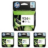 HP Original 934XL/935XL Multipack - 4 Tintenpatrone - Cyan / Gelb / Magenta / Schwarz - kompatibel mit Officejet Pro 6230, OfficeJet 6800 S