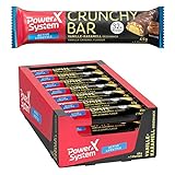 Power System Crunchy Bar - Protein Riegel 18 x 45 g (Vanille) - Protein B