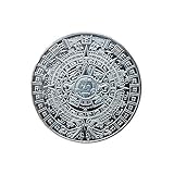 Mexiko,Maya,Kalender,Weissagung,Azteke,Münze,Abzeichen,Gedenkmünze,Prophezeiung,Endurium,40Mm Bestes Geschenk/Silber / 2 Stück