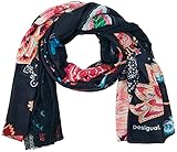 Desigual Womens Foul_Indi Chintz Patch Fashion Scarf, Black, U