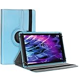 eFabrik Schutztasche für Medion Lifetab E10412 | X10311 | X10302 | X10301 | S10352 | S10351 Schutzhülle Tasche Cover Case Etui 360 Grad Rotation Drehung Aufstellfunktion Leder-Optik, Farbe:B