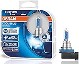 Osram 64212CBI-HCB COOL BLUE INTENSE H8 Halogen, Scheinwerferlampe, 12V, Duo Box, 2 Stück, Anzahl 2