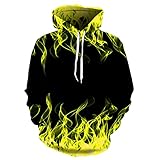ZYSK Unisex 3D Druck Hoodie Herren Damen Kapuzenpullover Bunt Langarm Pullover Sweatshirt Kapuzenjacke mit T