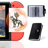 NFC-Karten für „The Legend of Zelda“, „Breath of the Wild“ für Switch und Wii U, mit „Drop“-Elementen auf der Rückseite der Karte, mit Kartenhalter, 24 Stück