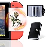 NFC-Karten für „The Legend of Zelda“, „Breath of the Wild“ für Switch und Wii U, mit „Drop“-Elementen auf der Rückseite der Karte, mit Kartenhalter, 24 Stück