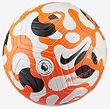 Nike Unisex Premier League Strike Fußball, White/Black/Hyper Crimson/Black, 5