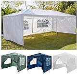 TEPET Partyzelt Gartenpavillon im Freien | wasserdichte große Zeltpavillon-Überdachung mit UV-Schutz | Camping Event Shelter Zelt mit Seitenw