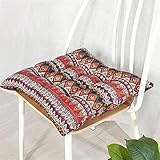 RLOVER Quadratischer Boden Kissen Kissen Sitz Überwurf Hippie Dekorative Böhmische Poufs für Yoga Wohnzimmer Sofa Balkon Outdoor,S,Square(18x18inch)