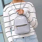 Dr&Phx Damen Für Umhängetasche Mini Rucksack Frauen Pu Leder Umhängetasche Für Teenager Mädchen Multifunktions Kleine Rucksack Weibliche Damen Schulrucksack G