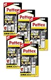 Pattex Powerknete Repair Express, Modelliermasse zum Kleben & Reparieren, Epoxidharz Kleber für viele Materialien, lackier- und schleifbare Knete (5x Repair Express Stic Universal)