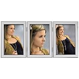 Hama Portrait Bilderrahmen Philadelphia (Fotogröße 3x 13 x 18 cm), silb