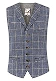 Stockerpoint Herren Harold Business-Anzug Weste, blau, 48