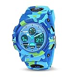 Toyzzii Geschenk Junge 4-15 Jahre, Kinderuhr Junge Mädchen Geschenke 4-15 Jahre Armbanduhr Mädchen Spielzeug Jungen 4-15 Jahre Kinderuhr Mädchen Spielzeug ab 4 5 6 7 8 9 10 Jahre M