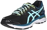 ASICS Damen GT-2000 4 Laufschuh, Black/Pool Blue/Flash Yellow, 37 EU