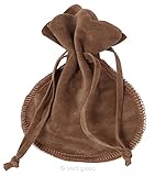 Beutel Wildlederoptik klein Hellb