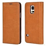 Mulbess Handyhülle für Samsung Galaxy S5 Mini Hülle Leder, Samsung Galaxy S5 Mini Handy Hüllen, Slim Flip Handytasche Schutzhülle für Samsung Galaxy S5 Mini Case, B
