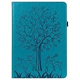 Hülle Kompatibel mit Samsung Galaxy Tab A8 10.5 2021, Premium Leder Stand Schutzhülle Case mit Ständer Funktion Dünn Smart Klapphülle Ständer Karten Magnetische Abdeckung