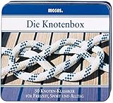 Moses 4006 Die Knotenbox | 50 Knoten-Klassiker für Freizeit, Sport und Alltag | Inkl. 2 Schnüren zum Üb