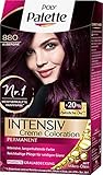 Poly Palette Intensiv Creme Coloration, 880 Aubergine Stufe 3, 3er Pack (3 x 115 ml)
