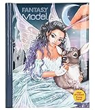 Depesche 10727 TOPModel Fantasy - Malbuch mit Licht und Sound im Iceprincess Design, Ausmal-buch inkl. Stickern zum Verzieren, ca. 21 x 26 x 2