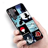 Japon Anime Süße Naruto Uchiha Sasuke Itachi Kakashi Akatsuki Pain Minato Madara Hinata Shiringan Schutzhülle für Galaxy S10 S20 S21 Plus Note 10 20 Ultra Soft TPU (9, Galaxy Note 10 Plus)