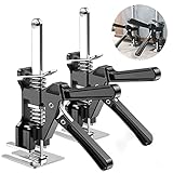 KFJHD 2 STÜCKE Arbeitersparnis Arm Hand Werkzeugbuchse, Handheld Wand Fliesenhöhe Einsteller Board Lifter for die Installation von Schränken Türplatte Möb