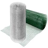 casa pura® Drahtgitter verzinkt | Testnote 1,4 | 4-Eck-Geflecht Drahtzaun | Länge und Höhe wählbar (50x500 cm)