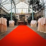 VIP Event-Teppich-Läufer, Hochzeitsläufer PODIUM - Rot, 1,50m x 3,00m, Hochzeitsteppich, Empfangsteppich, Eventteppich, Teppichboden für Messe & E