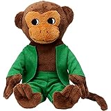 Micki & Friends Pippi Langstrumpf AFFE Kuscheltier Herr Nilsson Stofftier 16 cm – Baby Spielzeug ab 0 Monate – kleines Teddy Äffchen Plüschtier besonders weich & kuschelig – Geschenk zur T