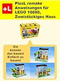 PlusL remake Anweisungen für LEGO 10698,Zweistöckiges Haus: Sie konnen die Zweistöckiges Haus aus Ihren eigenen Steinen zu bauen!