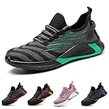 Xinghuanhua Sicherheitsschuhe Herren Damen S3 Sportlich rutschfeste Arbeitsschuhe mit Stahlkappe Leichtgewich Breathable S