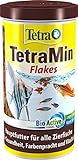 TetraMin Flakes - Fischfutter in Flockenform für alle Zierfische, ausgewogene Mischung für gesunde Fische und klares Wasser, 1 L D