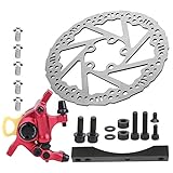 Mechanischer Scheibenbremsensatz, Aluminiumlegierung Scooter Bremssattel Scheibenbremse, Universal Scheibenbremse Umbausatz Bremssattel Adapter Scheibenzubehör, für M365 PRO Scooter, für Bremsanlag