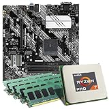 AMD Ryzen 7 PRO 4750G / ASUS Prime B550M-A Mainboard Bundle / 32GB | CSL PC Aufrüstkit | AMD Ryzen 7 PRO 4750G 8X 3800 MHz, 32GB DDR4-RAM, GigLAN, 7.1 Sound, USB 3.1 | Aufrüstset | PC Tuning