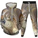 Hoodie Fashion Graphic Print Zweiteiliger Sportswear Langarm Hoodie Unisex Freizeitkleidung 6XL