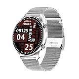 XYZK I15 Smartwatch für Damen, 1 GB, Musik-Player, Bluetooth, Anruf, Smart Watch mit Herzfrequenz-Monitor, Herren und Damen, Sportuhr für iOS Android Smartwatch (G)